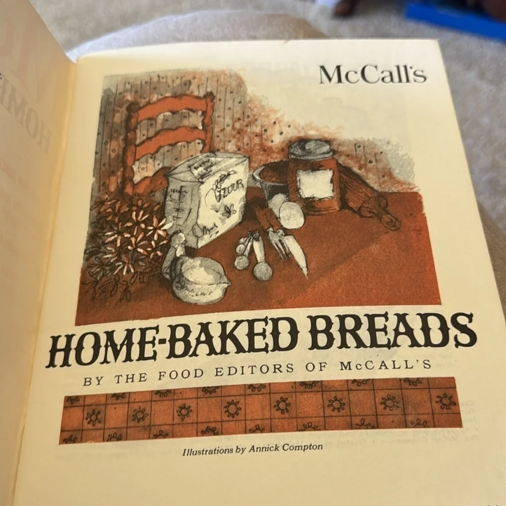 McCall’s Home Baked Breads - Vintage Paperback GUC Illustrations